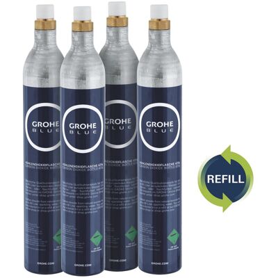 Grohe Blue - RICARICA bombola CO2 da 425 g (4 PEZZI) - 40687000 Grohe Blue - RICARICA bombola CO2 da 425 g (4 PEZZI) - 40687000