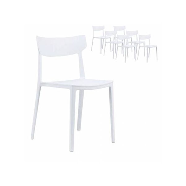 compralo new sedia x6 casa design moderna ristorante bianco amalfi