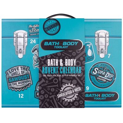 Accentra BATH and BODY TOOLKIT calendario dell'Avvento per uomo Accentra BATH and BODY TOOLKIT calendario dell'Avvento per uomo