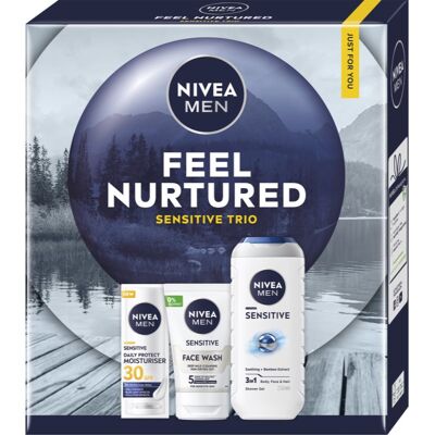 NIVEA MEN Feel Nurtured confezione regalo per corpo e viso NIVEA MEN Feel Nurtured confezione regalo per corpo e viso