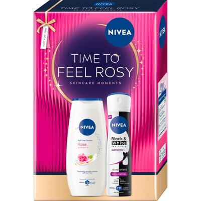 NIVEA Time to Feel Rosy confezione regalo per il corpo NIVEA Time to Feel Rosy confezione regalo per il corpo