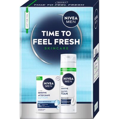 NIVEA MEN Time to Feel Fresh confezione regalo per rasatura NIVEA MEN Time to Feel Fresh confezione regalo per rasatura