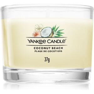 Yankee Candle Coconut Beach candela votiva glass 37 g Yankee Candle Coconut Beach candela votiva glass 37 g