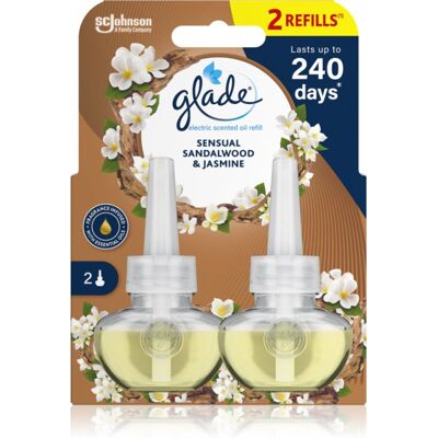 Ricambio Diffusore Glade Sandalwood Jasmine - Diffusore Elettrico 2x20ml Ricambio Diffusore Glade Sandalwood Jasmine - Diffusore Elettrico 2x20ml