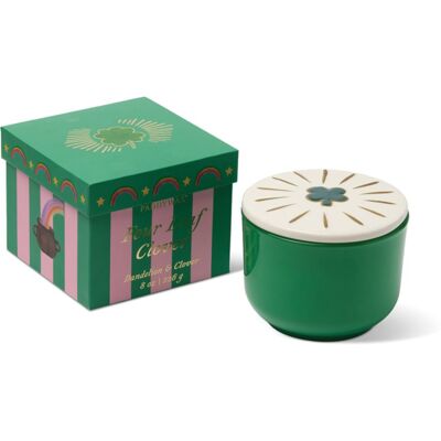 Paddywax Charmed Dandelion & Clover candela profumata con tappo 226 g Paddywax Charmed Dandelion & Clover candela profumata con tappo 226 g