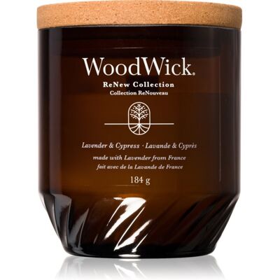 Woodwick Lavender & Cypress candela profumata 184 g Woodwick Lavender & Cypress candela profumata 184 g