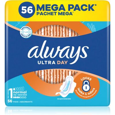 Always Ultra Normal Size 1 assorbenti con alette 56 pz Always Ultra Normal Size 1 assorbenti con alette 56 pz