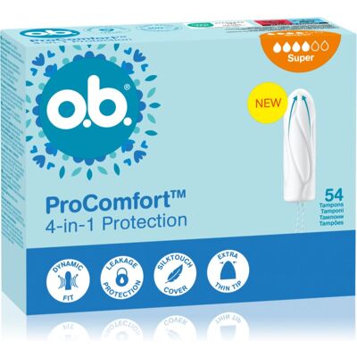 o.b. Pro Comfort Super tamponi 54 pz o.b. Pro Comfort Super tamponi 54 pz