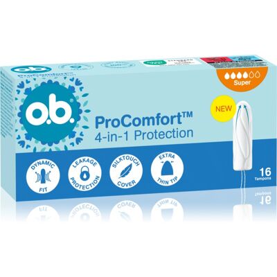 o.b. Pro Comfort Super tamponi 16 pz o.b. Pro Comfort Super tamponi 16 pz