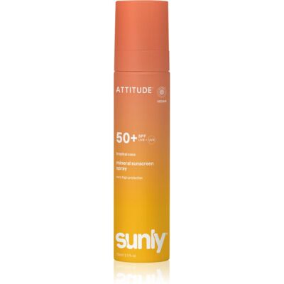 Attitude Sunly Tropical Coco spray abbronzante minerale SPF 50+ 75 ml Attitude Sunly Tropical Coco spray abbronzante minerale SPF 50+ 75 ml