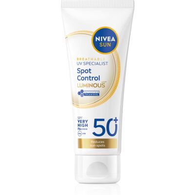 NIVEA SUN Luminous 630 crema abbronzante viso contro le macchie della pelle SPF 50+ 40 ml NIVEA SUN Luminous 630 crema abbronzante viso contro le macchie della pelle SPF 50+ 40 ml