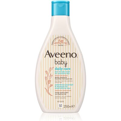 Aveeno Baby Daily Care gel detergente per corpo e capelli per neonati 250 ml Aveeno Baby Daily Care gel detergente per corpo e capelli per neonati 250 ml