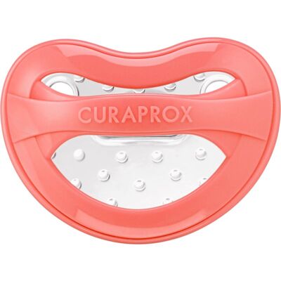Curaprox Baby Size 0+ Months ciuccio per neonati Coral 1 pz Curaprox Baby Size 0+ Months ciuccio per neonati Coral 1 pz