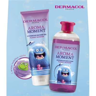 Set Regalo Dermacol Plummy Monster - Bagno e Doccia per Bambini Set Regalo Dermacol Plummy Monster - Bagno e Doccia per Bambini