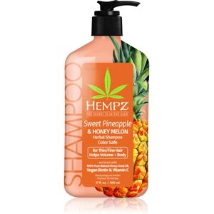 HEMPZ Sweet Pineapple Honey Melon shampoo idratante per capelli 500 ml HEMPZ Sweet Pineapple Honey Melon shampoo idratante per capelli 500 ml