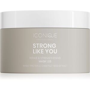 ICONIQUE Professional STRONG LIKE YOU Repair & Strengthening maschera rigenerante per capelli rovinati 200 ml ICONIQUE Professional STRONG LIKE YOU Repair & Strengthening maschera rigenerante per capelli rovinati 200 ml