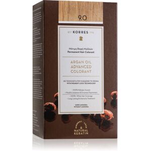 Korres Argan Oil tinta permanente per capelli con olio di argan colore 9.0 Very Light Blonde Korres Argan Oil tinta permanente per capelli con olio di argan colore 9.0 Very Light Blonde