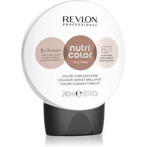 Maschera di colore semi-permanente Revlon Nutri Color Filters Beige Argento - 240ml Maschera di colore semi-permanente Revlon Nutri Color Filters Beige Argento - 240ml