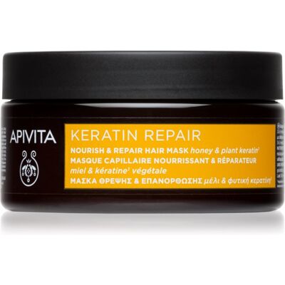 Apivita Keratin Repair Nourish Repair Hair Mask maschera rigenerante per capelli rovinati con cheratina 200 ml Apivita Keratin Repair Nourish Repair Hair Mask maschera rigenerante per capelli rovinati con cheratina 200 ml
