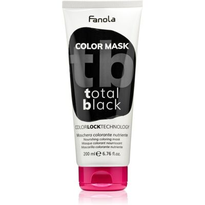 Fanola Maschera Colorata Nera - Colore Semipermanente Fanola Maschera Colorata Nera - Colore Semipermanente