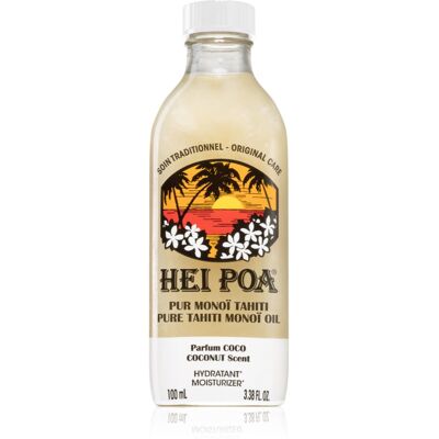 Hei Poa Pure Tahiti Monoï Oil Coconut olio multifunzione per corpo e capelli 100 ml Hei Poa Pure Tahiti Monoï Oil Coconut olio multifunzione per corpo e capelli 100 ml