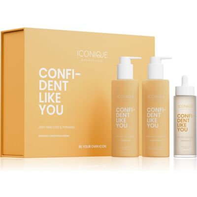 ICONIQUE Professional CONFIDENT LIKE YOU Anti-Hair Loss & Thinning Set - Siero per capelli donna ICONIQUE Professional CONFIDENT LIKE YOU Anti-Hair Loss & Thinning Set - Siero per capelli donna