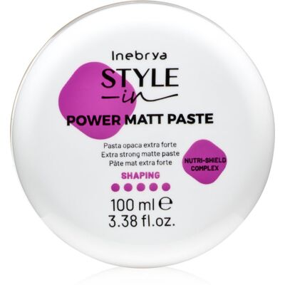 Inebrya Style-In Power Matt Paste pasta opacizzante per styling per capelli 100 ml Inebrya Style-In Power Matt Paste pasta opacizzante per styling per capelli 100 ml