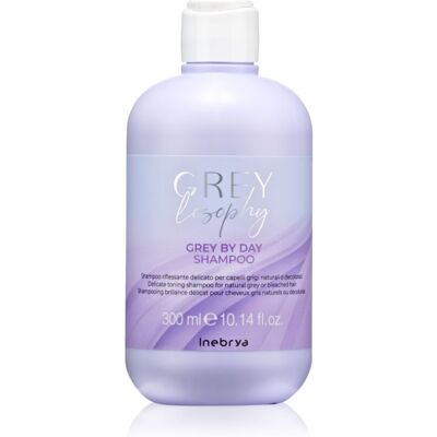 Inebrya Greylosophy Grey By Day Shampoo shampoo colorato per capelli grigi 300 ml Inebrya Greylosophy Grey By Day Shampoo shampoo colorato per capelli grigi 300 ml
