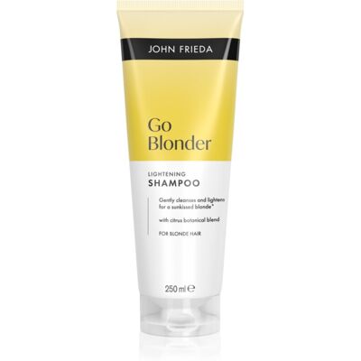 John Frieda Go Blonder Lightening Shampoo shampoo schiarente per capelli biondi 250 ml John Frieda Go Blonder Lightening Shampoo shampoo schiarente per capelli biondi 250 ml