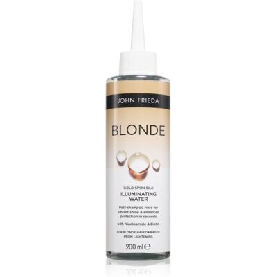 John Frieda Blonde Gold Spun Silk Illumintaing Water trattamento illuminante per capelli biondi 200 ml John Frieda Blonde Gold Spun Silk Illumintaing Water trattamento illuminante per capelli biondi 200 ml