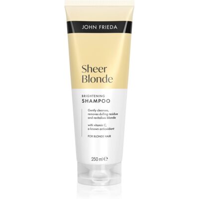 John Frieda Sheer Blonde Brightening Shampoo shampoo illuminante per capelli biondi 250 ml John Frieda Sheer Blonde Brightening Shampoo shampoo illuminante per capelli biondi 250 ml