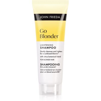 John Frieda Go Blonder Lightening Shampoo shampoo schiarente per capelli biondi 75 ml John Frieda Go Blonder Lightening Shampoo shampoo schiarente per capelli biondi 75 ml