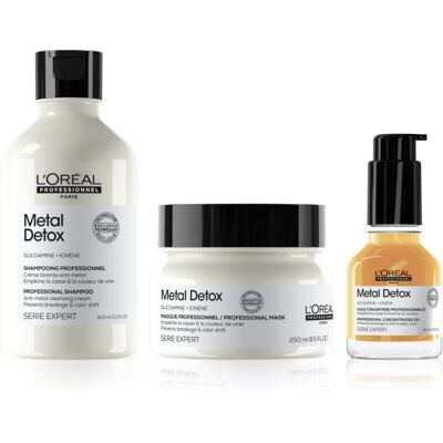 Set di Cura Capelli Metal Detox di L’Oréal Professionnel - Pulizia Profonda e Nutrizione Set di Cura Capelli Metal Detox di L’Oréal Professionnel - Pulizia Profonda e Nutrizione