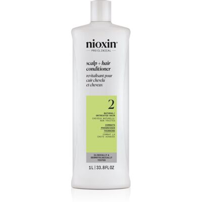 Nioxin System 2 Scalp + Hair Conditioner balsamo contro la perdita di densità dei capelli 1000 ml Nioxin System 2 Scalp + Hair Conditioner balsamo contro la perdita di densità dei capelli 1000 ml