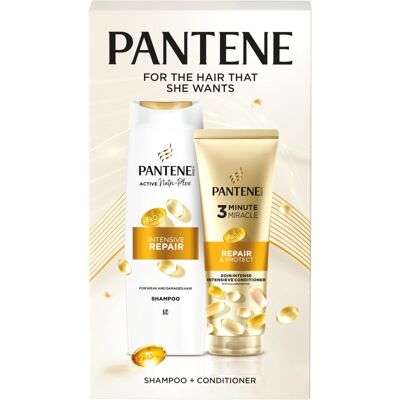 Pantene Intensive Repair Hair Set confezione regalo per capelli rovinati Pantene Intensive Repair Hair Set confezione regalo per capelli rovinati