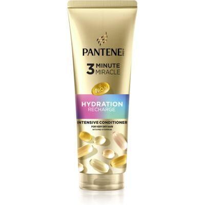 Pantene 3 Minute Miracle Hydration Recharge balsamo intenso per capelli molto secchi 220 ml Pantene 3 Minute Miracle Hydration Recharge balsamo intenso per capelli molto secchi 220 ml