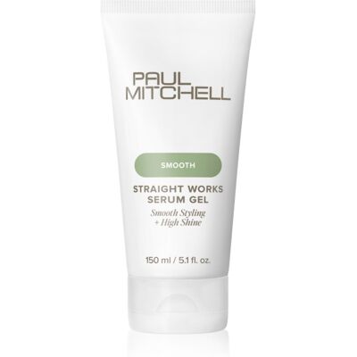 Paul Mitchell Smooth Straight Works Serum Gel gel per raddrizzare e lisciare i capelli 150 ml Paul Mitchell Smooth Straight Works Serum Gel gel per raddrizzare e lisciare i capelli 150 ml