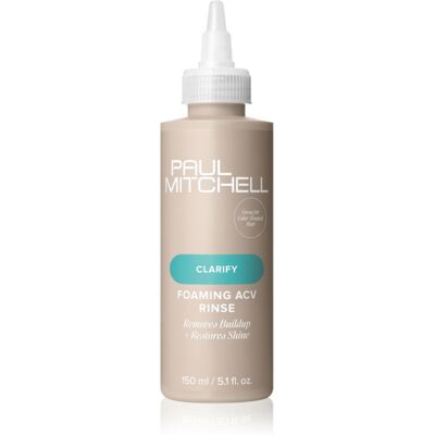 Paul Mitchell Clarify Foaming ACV Rince gel esfoliante delicato per capelli 150 ml Paul Mitchell Clarify Foaming ACV Rince gel esfoliante delicato per capelli 150 ml