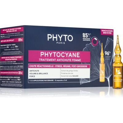 Phyto Phytocyane Trattamento Anti-caduta per Donne (12 x 5ml) Phyto Phytocyane Trattamento Anti-caduta per Donne (12 x 5ml)