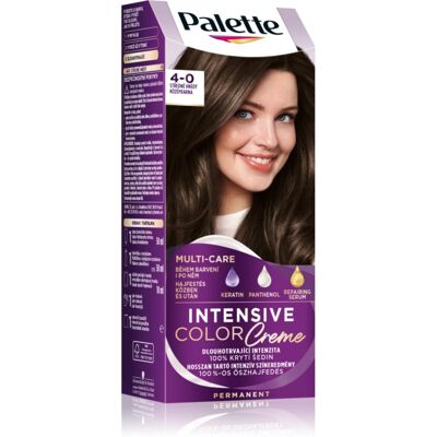 Schwarzkopf Palette Intensive Color Creme tinta permanente per capelli colore 4-0 N3 Medium Brown 1 pz Schwarzkopf Palette Intensive Color Creme tinta permanente per capelli colore 4-0 N3 Medium Brown 1 pz
