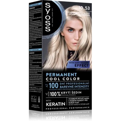 Syoss Permanent Cool Color - Tinta permanente per capelli - Biondo chiaro freddo Syoss Permanent Cool Color - Tinta permanente per capelli - Biondo chiaro freddo
