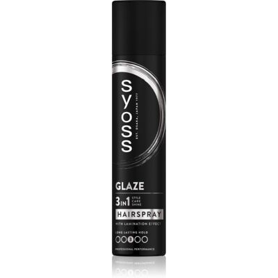 Syoss Intense Glaze Hairspray lacca per capelli fissante a tenuta media per la brillantezza 300 ml Syoss Intense Glaze Hairspray lacca per capelli fissante a tenuta media per la brillantezza 300 ml