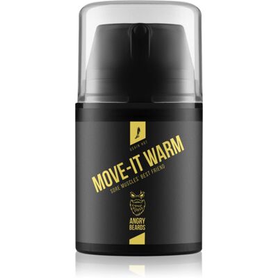 Angry Beards Usain Hot Move-It Warm gel per massaggi per muscoli e articolazioni 50 ml Angry Beards Usain Hot Move-It Warm gel per massaggi per muscoli e articolazioni 50 ml