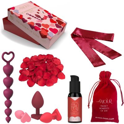 Dream Toys Amour The Passion Of Love Alluring Anal Kit - Set di giocattoli anali Dream Toys Amour The Passion Of Love Alluring Anal Kit - Set di giocattoli anali