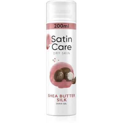 Gillette Satin Care Pelle Secca Burro di Karité - Gel da Barba per Donna Gillette Satin Care Pelle Secca Burro di Karité - Gel da Barba per Donna