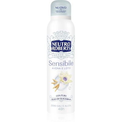 Neutro Roberts Avena e Loto deodorante spray con effetto 48 ore 150 ml Neutro Roberts Avena e Loto deodorante spray con effetto 48 ore 150 ml
