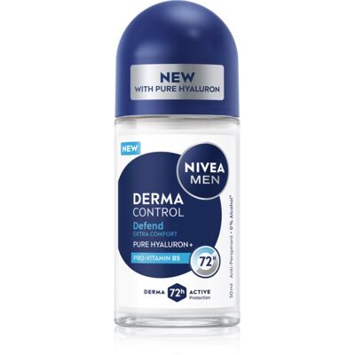 NIVEA MEN Derma Control Defend antitraspirante roll-on per uomo 50 ml NIVEA MEN Derma Control Defend antitraspirante roll-on per uomo 50 ml