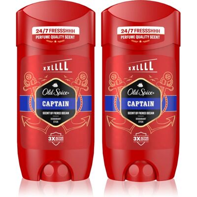 Old Spice Captain deodorante solido per uomo 2x85 ml Old Spice Captain deodorante solido per uomo 2x85 ml