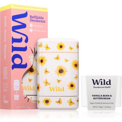 Wild Vanilla Bean Buttercream Sunflower Case deodorante solido con astuccio 40 g Wild Vanilla Bean Buttercream Sunflower Case deodorante solido con astuccio 40 g