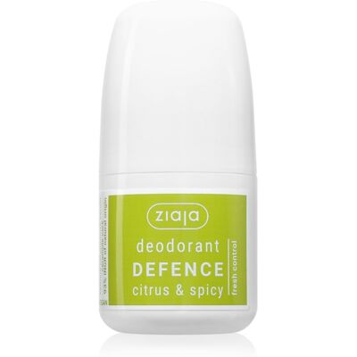 Ziaja Deodorant Defence deodorante roll-on profumi Citrus & Spicy 60 ml Ziaja Deodorant Defence deodorante roll-on profumi Citrus & Spicy 60 ml